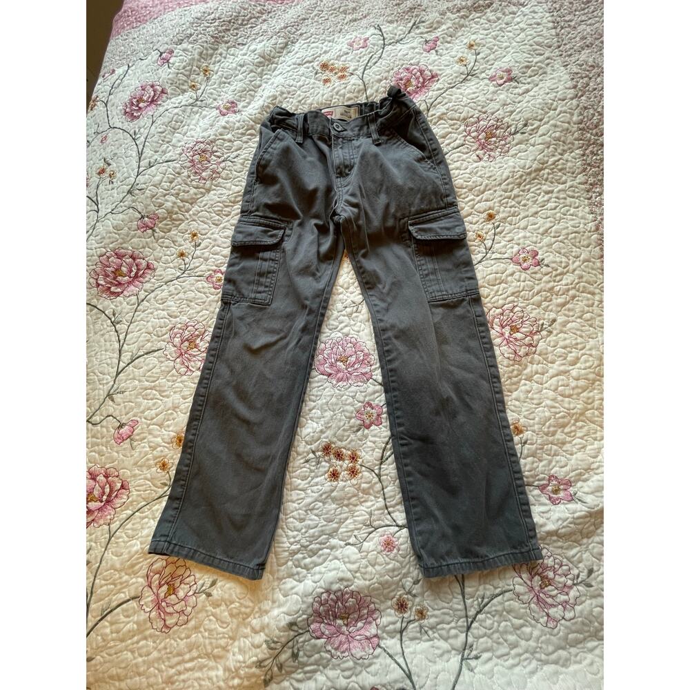 girls grey levis cargo pants